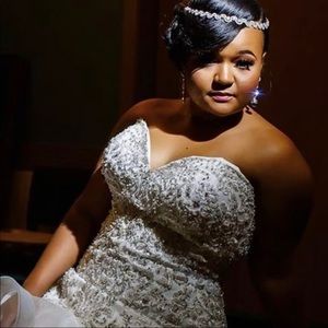 Allure Bridal gown, paid $2300 for the dress and $500 for alterations